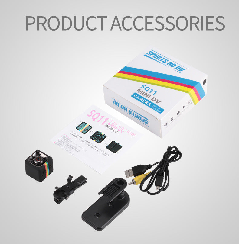 SQ11 HD 1080P DV super mini camera, infrared night vision