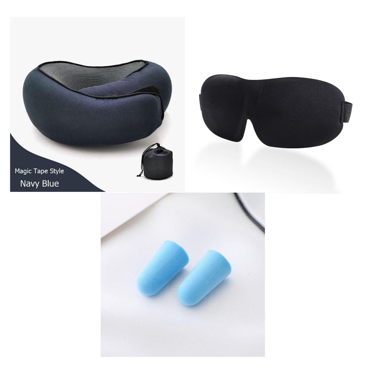 Travel Neck Pillow Non-Deformed Airplane Pillow Travel Neck Cushion Durable U-Shaped Travel Memory Cotton Nap Neck Pillow